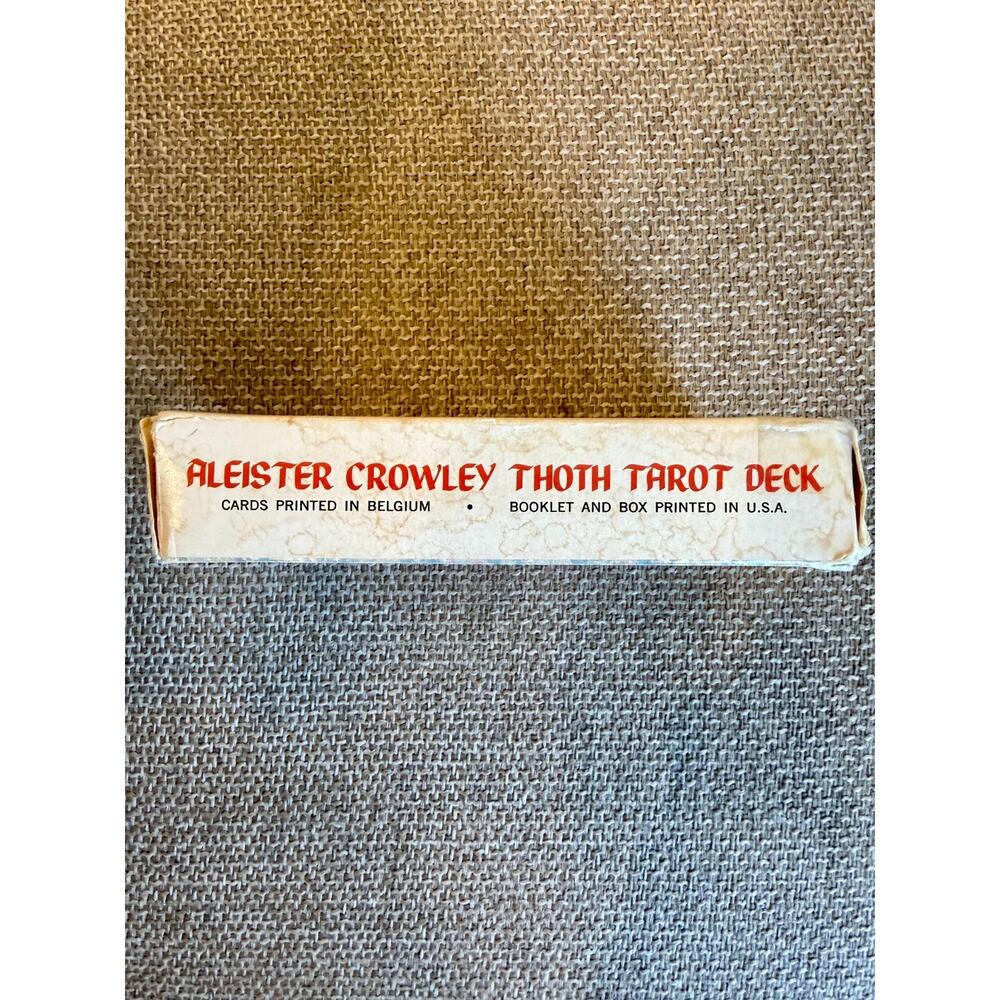 Vintage 1978 Aleister Crowley Thoth Tarot Deck AC78 Belgium U.S. Games 78 Cards - Picture 8 of 9